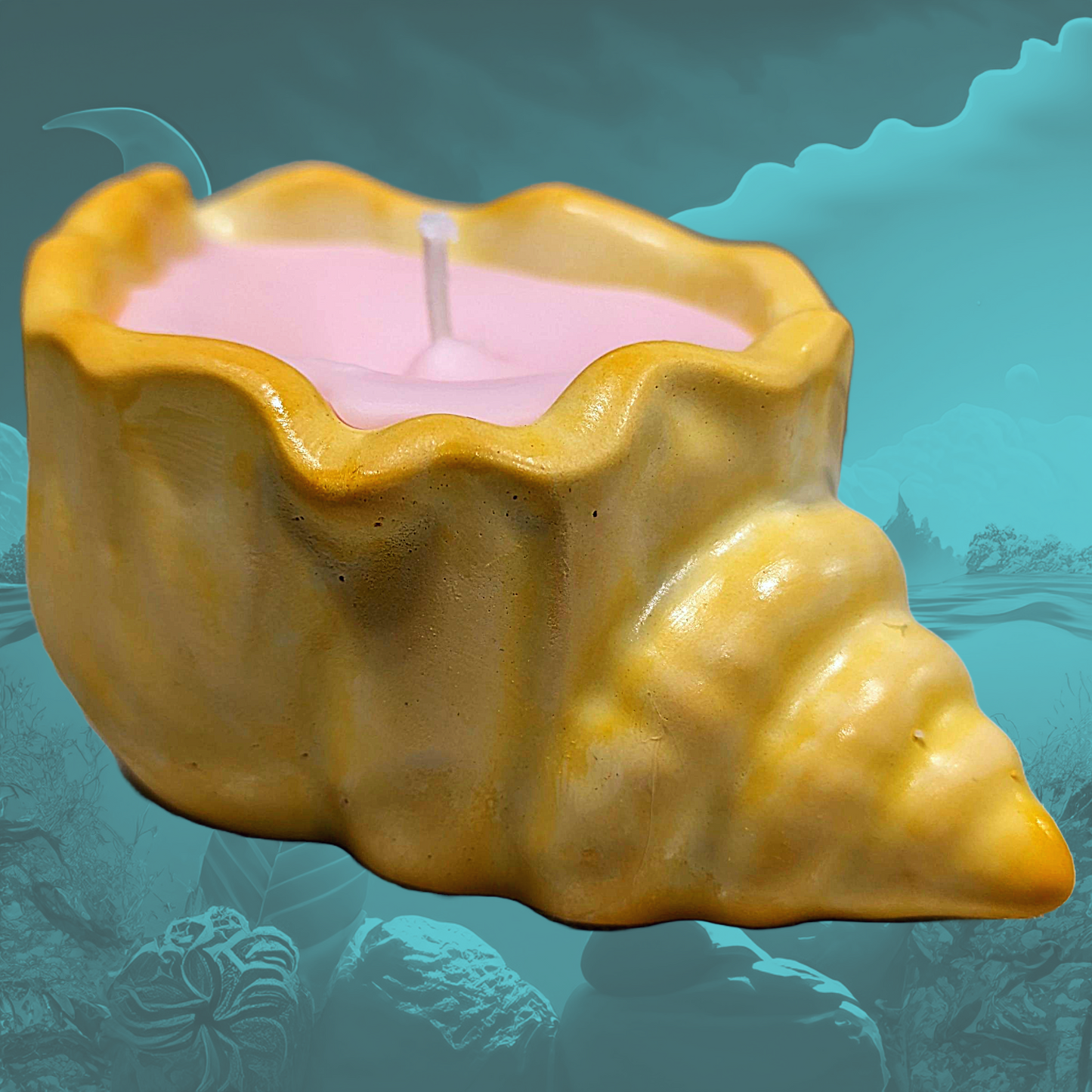 Shell Candles |Scented Soy & Beeswax Candle | Handcrafted - ZenGen USA