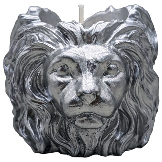 Valiant Leonard - Lion Head Craft Ceramic Scented Candle - ZenGen Original "ROAR Fragrance - Metallic Finishes - ZenGen USA