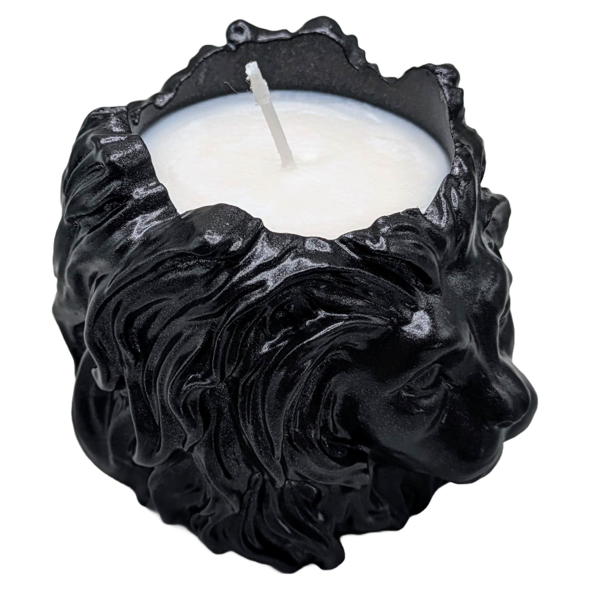 Valiant Leonard - Lion Head Craft Ceramic Scented Candle - ZenGen Original "ROAR Fragrance - Metallic Finishes - ZenGen USA