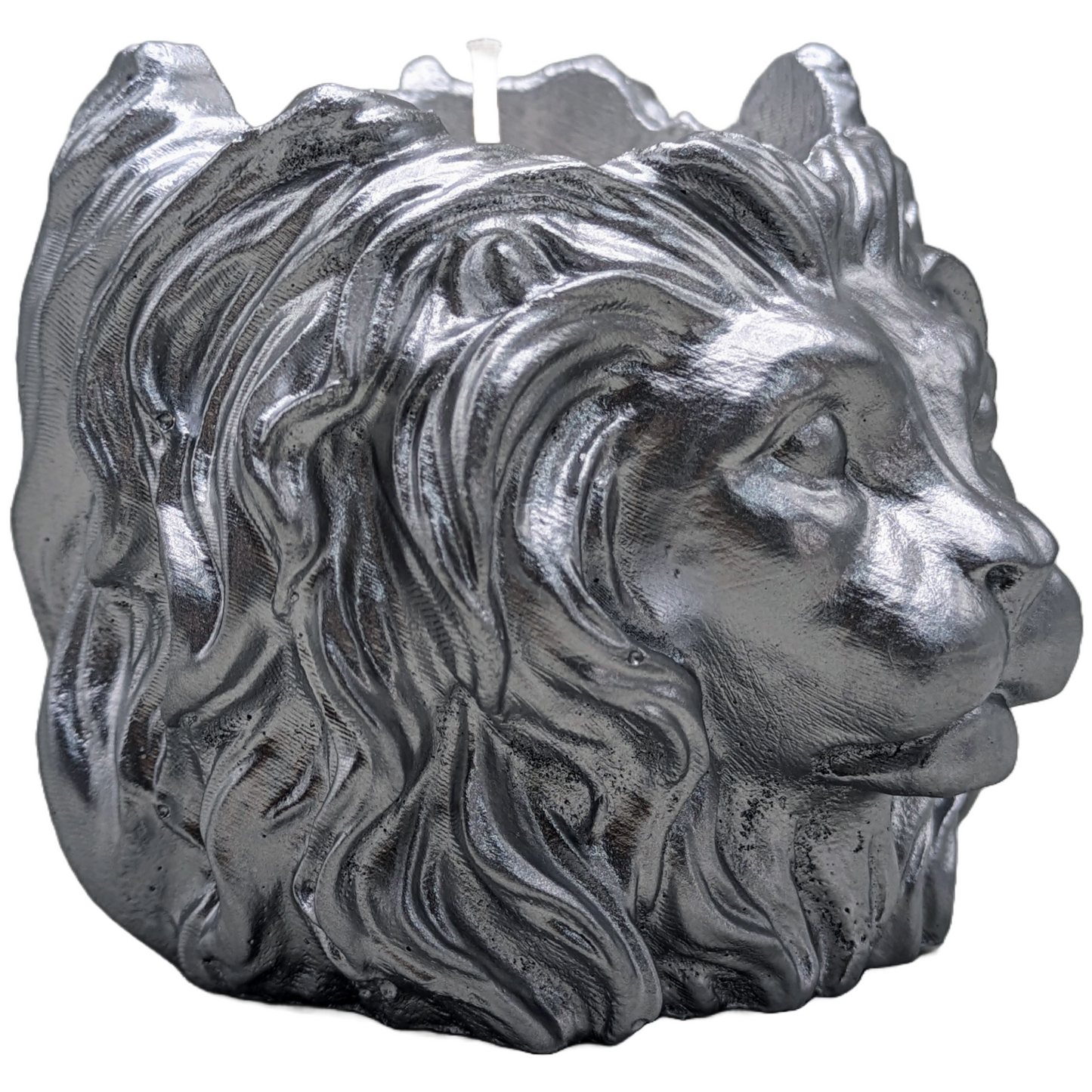 Valiant Leonard - Lion Head Craft Ceramic Scented Candle - ZenGen Original "ROAR Fragrance - Metallic Finishes - ZenGen USA