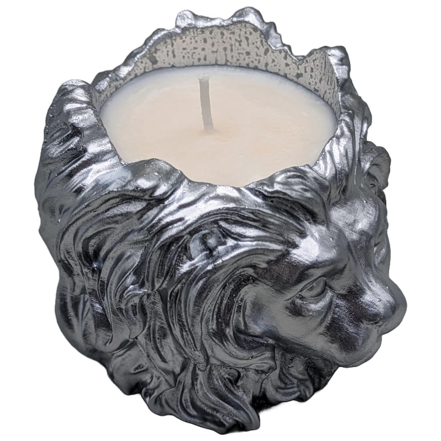 Valiant Leonard - Lion Head Craft Ceramic Scented Candle - ZenGen Original "ROAR Fragrance - Metallic Finishes - ZenGen USA