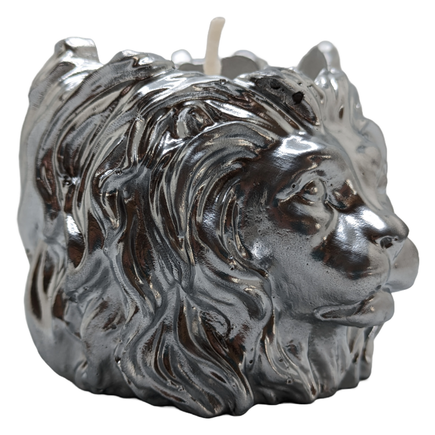 Valiant Leonard - Lion Head Craft Ceramic Scented Candle - ZenGen Original "ROAR Fragrance - Metallic Finishes - ZenGen USA