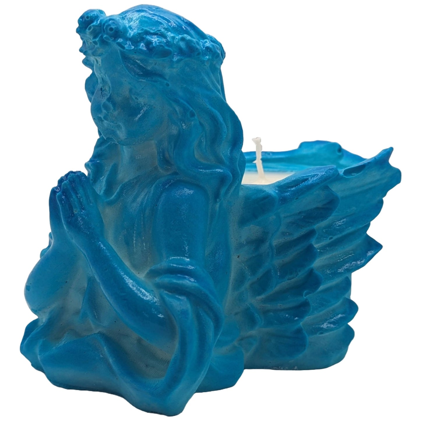 Angel of Faith - Craft Ceramic Candle - Soy & Bees Wax Blend - Vanilla & Lavender Fragrance… - ZenGen USA