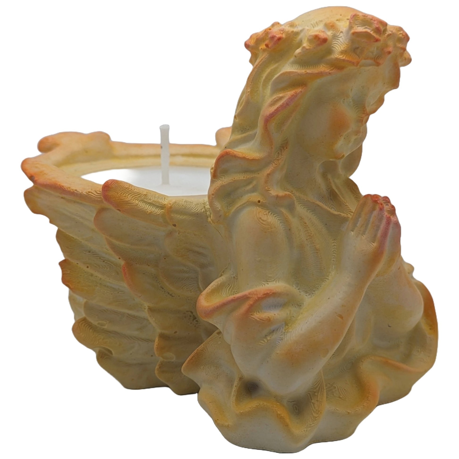 Angel of Faith - Craft Ceramic Candle - Soy & Bees Wax Blend - Vanilla & Lavender Fragrance… - ZenGen USA