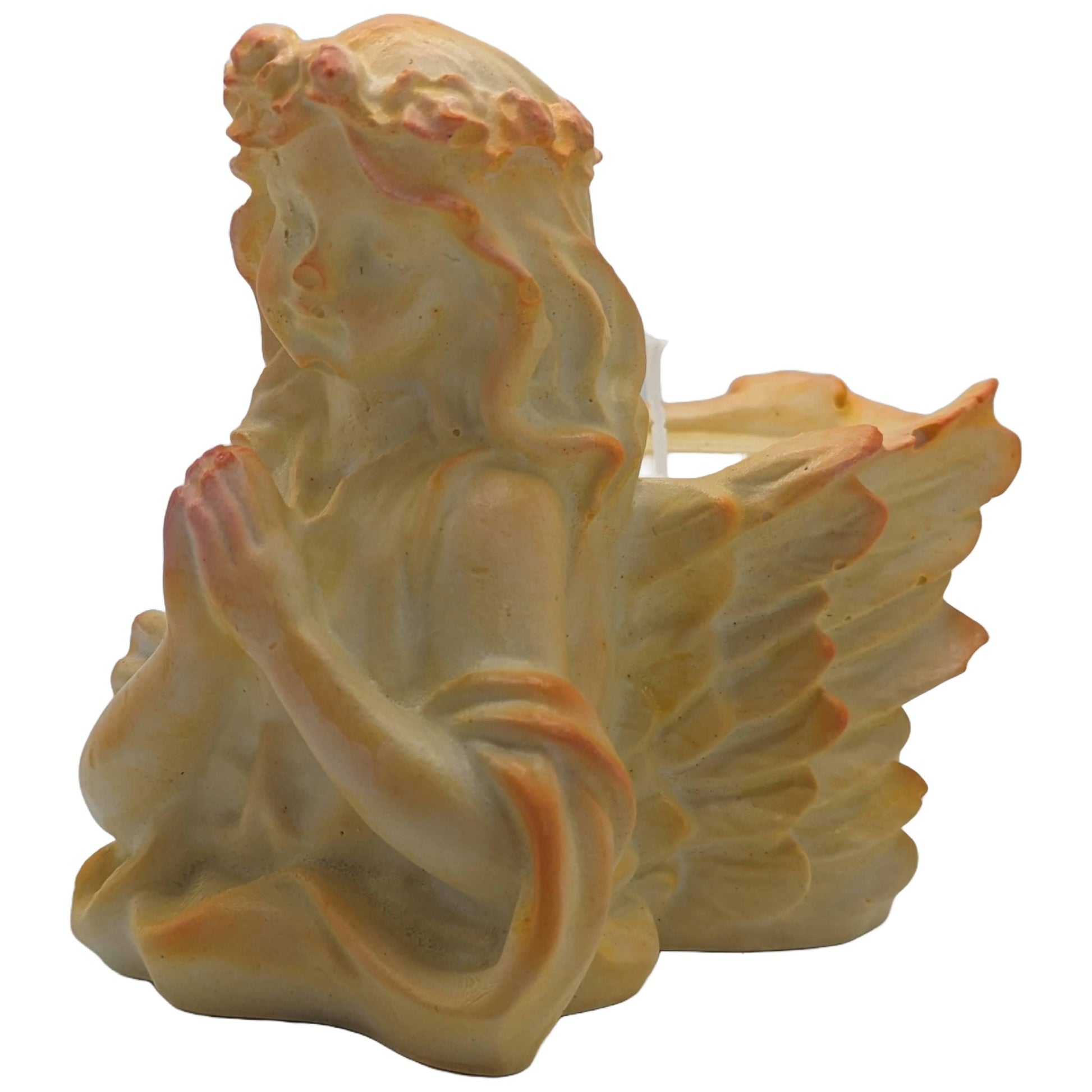 Angel of Faith - Craft Ceramic Candle - Soy & Bees Wax Blend - Vanilla & Lavender Fragrance… - ZenGen USA