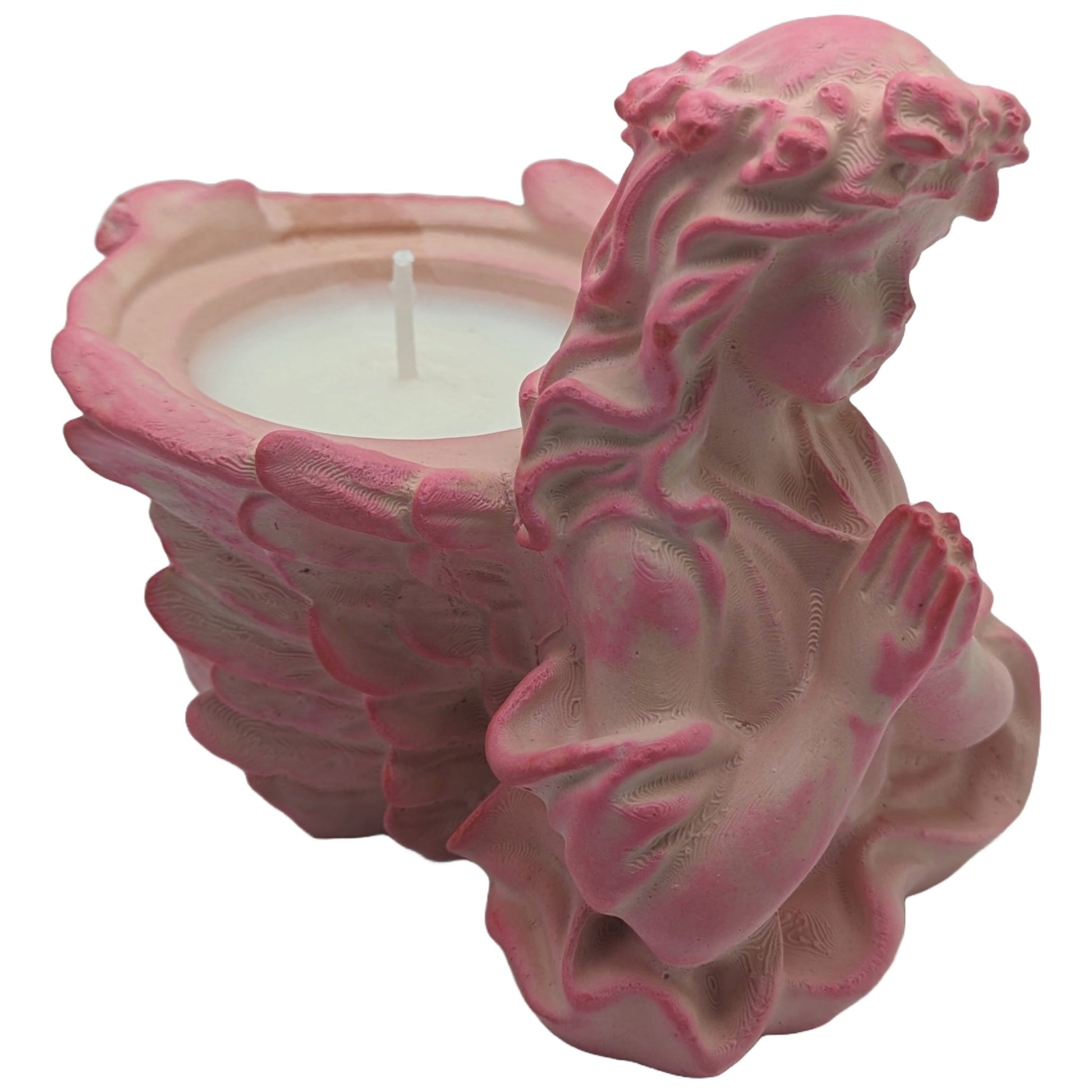 Angel of Faith - Craft Ceramic Candle - Soy & Bees Wax Blend - Vanilla & Lavender Fragrance… - ZenGen USA