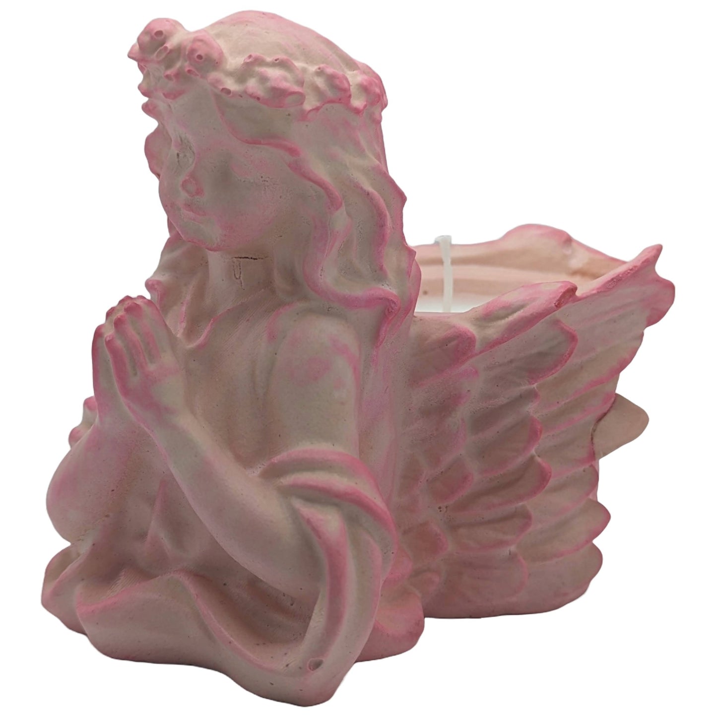 Angel of Faith - Craft Ceramic Candle - Soy & Bees Wax Blend - Vanilla & Lavender Fragrance… - ZenGen USA