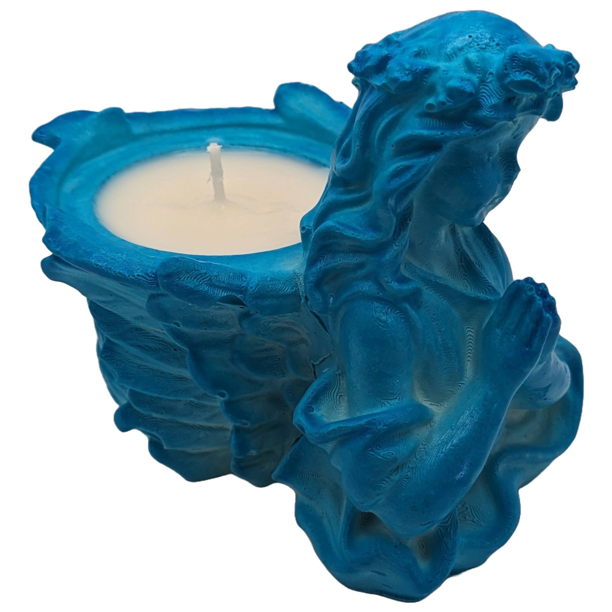 Angel of Faith - Craft Ceramic Candle - Soy & Bees Wax Blend - Vanilla & Lavender Fragrance… - ZenGen USA