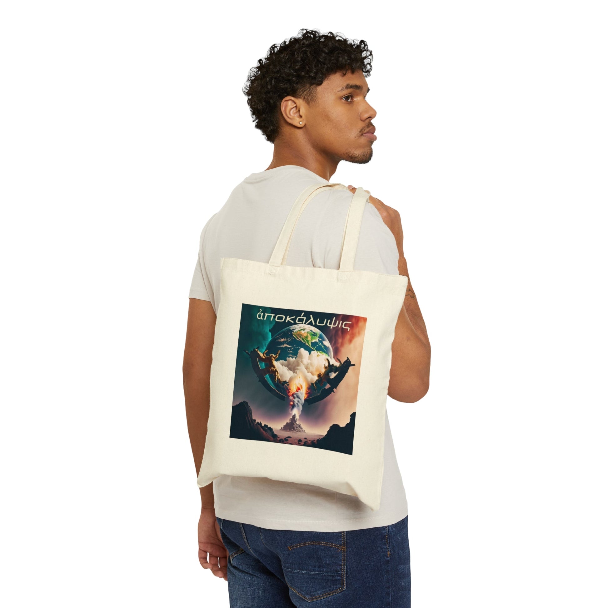 Apocalypse Revelation 6 - Cotton Canvas Tote Bag - ZenGen Nation Are you Prepared - ZenGen USABags