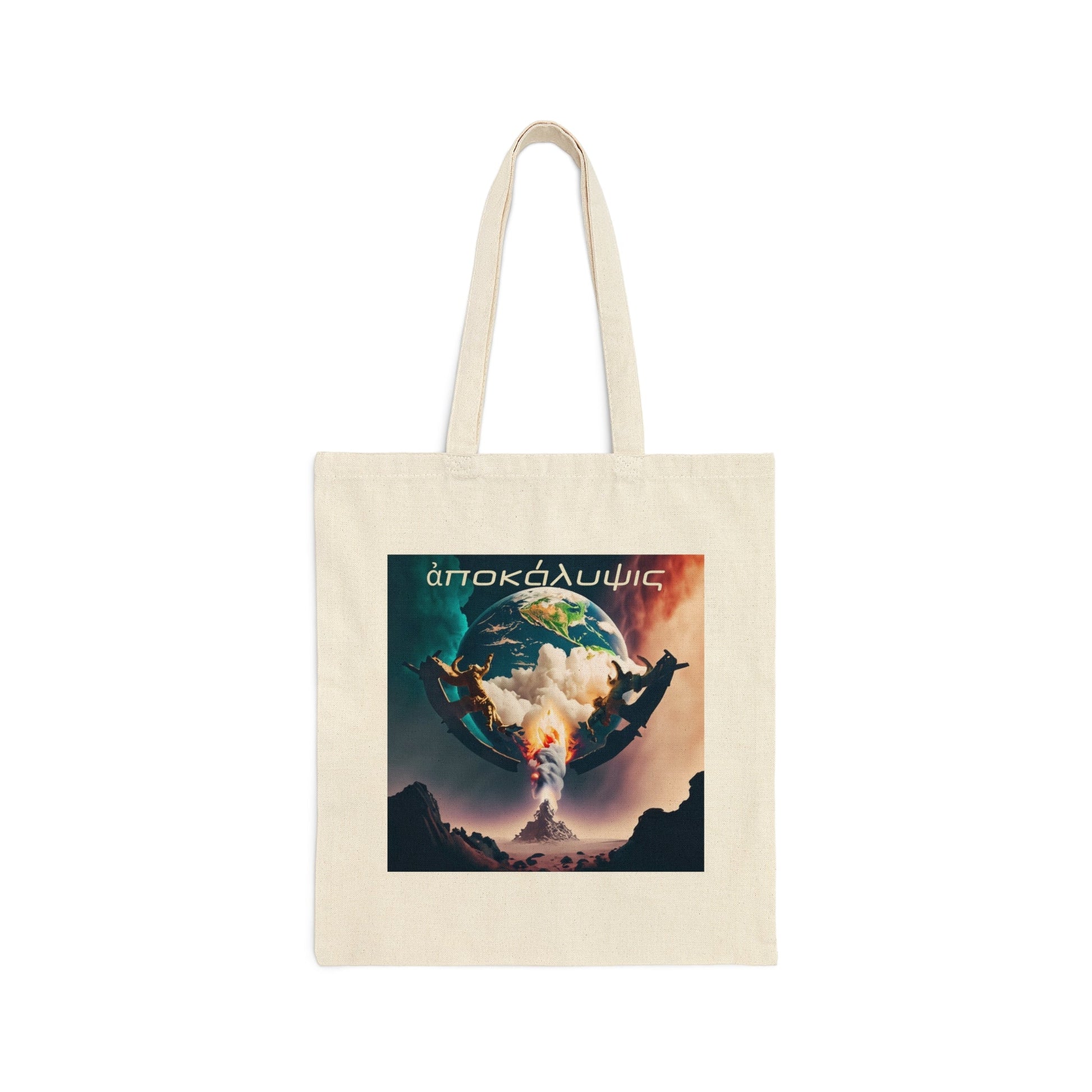 Apocalypse Revelation 6 - Cotton Canvas Tote Bag - ZenGen Nation Are you Prepared - ZenGen USABags