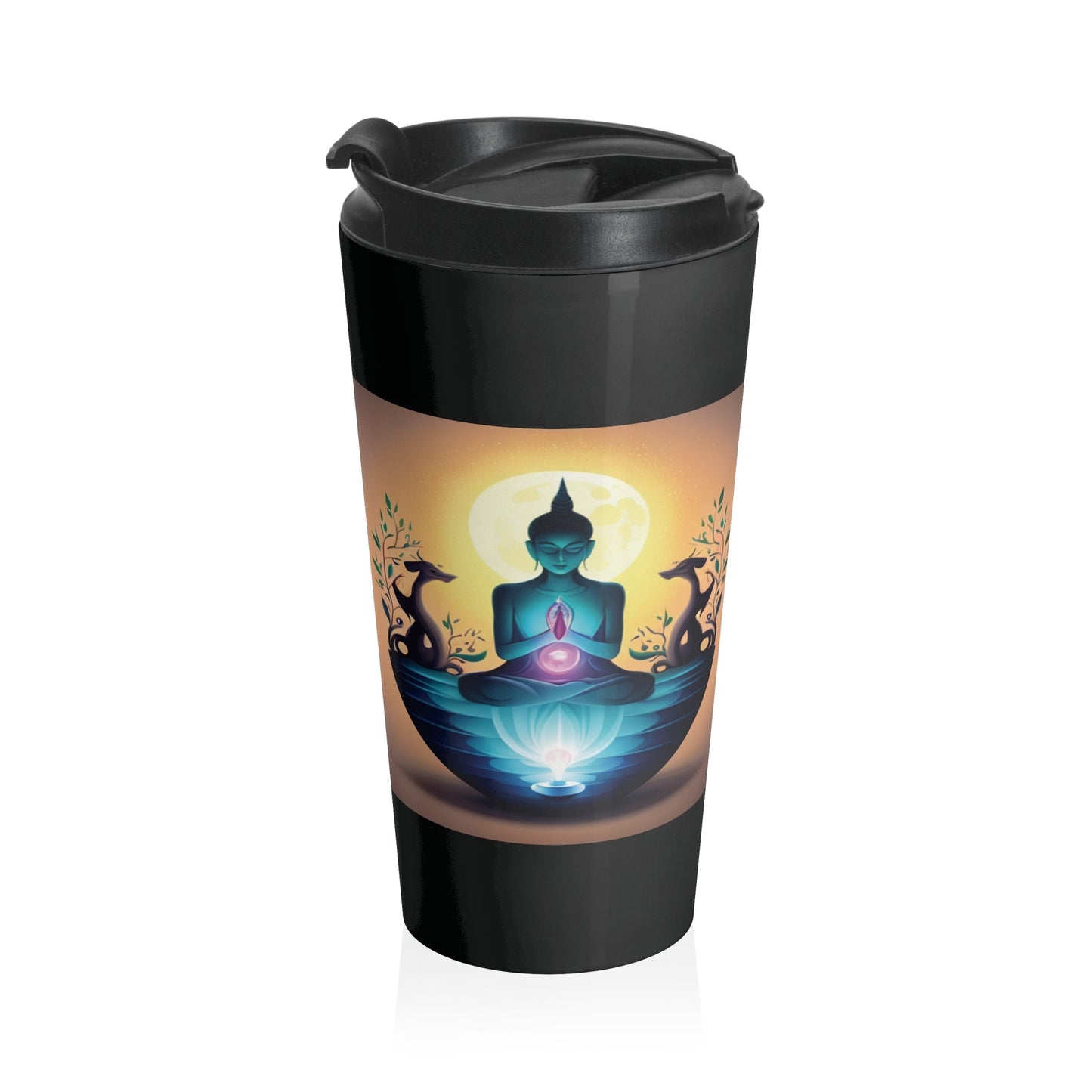 Be Your Best YOU - Stainless Steel Travel Mug -Black - ZenGen USAMug