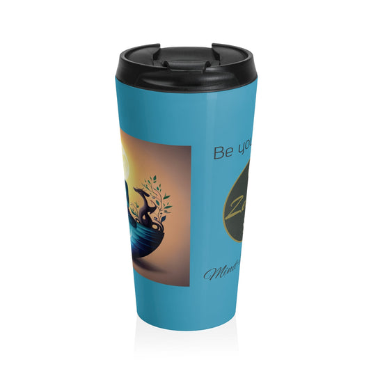 Be Your Best YOU - Stainless Steel Travel Mug - Turquoise - ZenGen USAMug