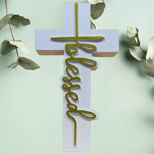 Blessed Cross - ZenGen USACraft Ceramics