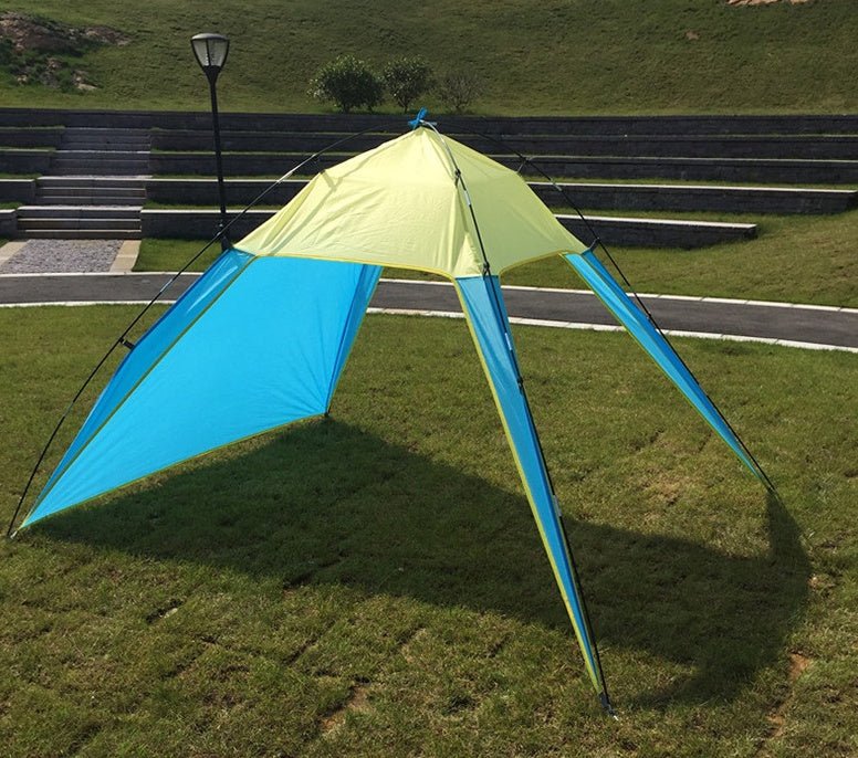 Camping Tent Sunshade Waterproof Tent Outdoor Canopy Beach Shelter Sunscreen Tent For Camping Hiking Fishing Bearing 5-8 People - ZenGen USATent