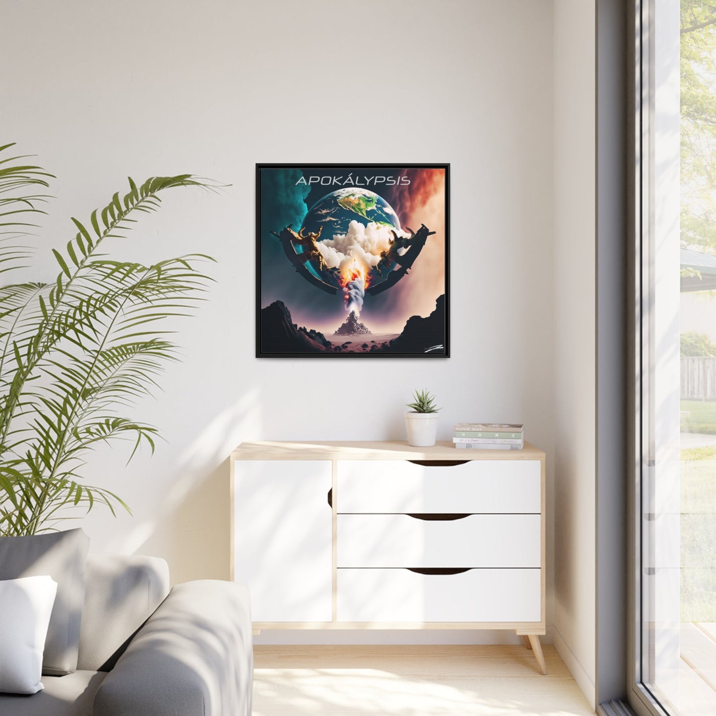 Canvas Print - Revelation Collection | Apokalypsis | Matte Canvas, Black Frame | ZenGen USA - ZenGen USACanvas