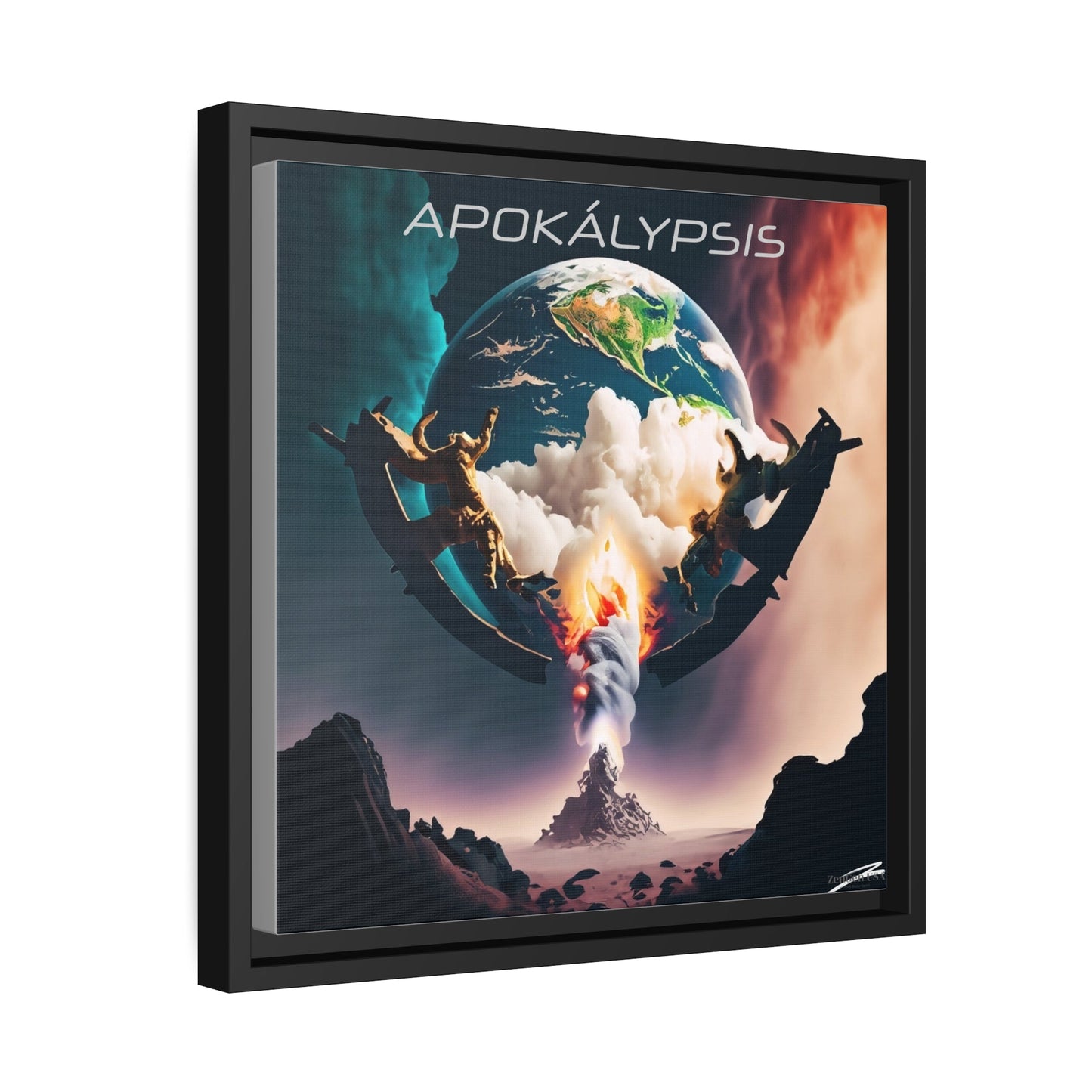 Canvas Print - Revelation Collection | Apokalypsis | Matte Canvas, Black Frame | ZenGen USA - ZenGen USACanvas