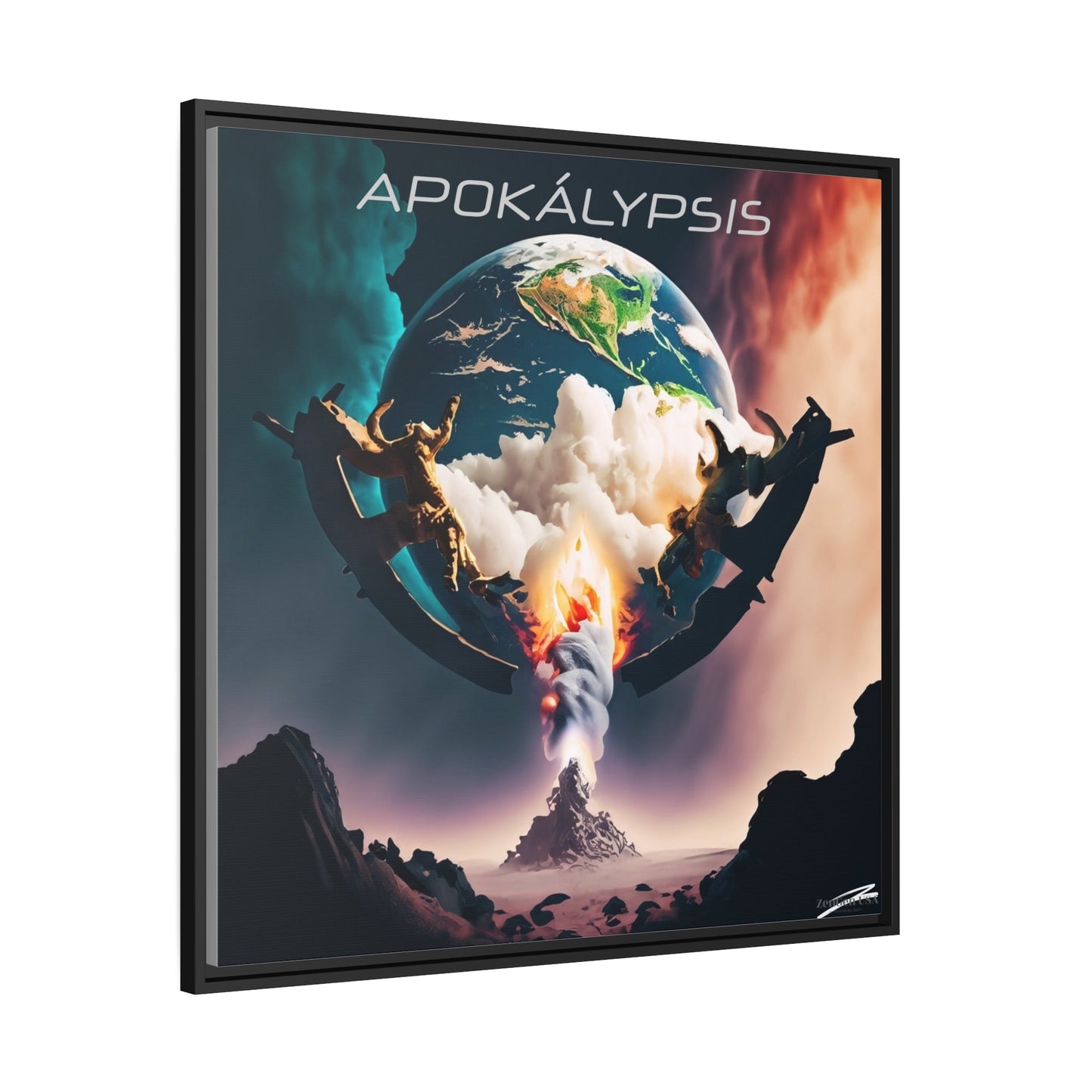 Canvas Print - Revelation Collection | Apokalypsis | Matte Canvas, Black Frame | ZenGen USA - ZenGen USACanvas