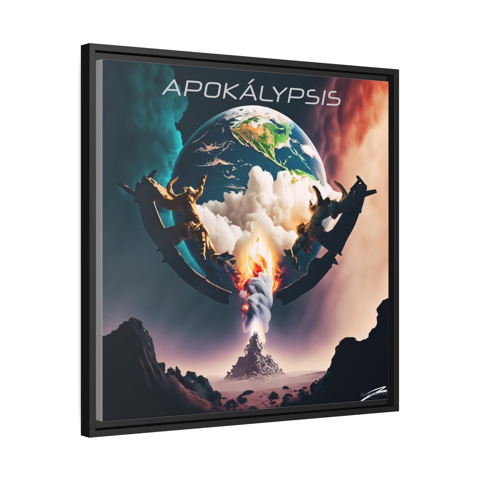 Canvas Print - Revelation Collection | Apokalypsis | Matte Canvas, Black Frame | ZenGen USA - ZenGen USACanvas