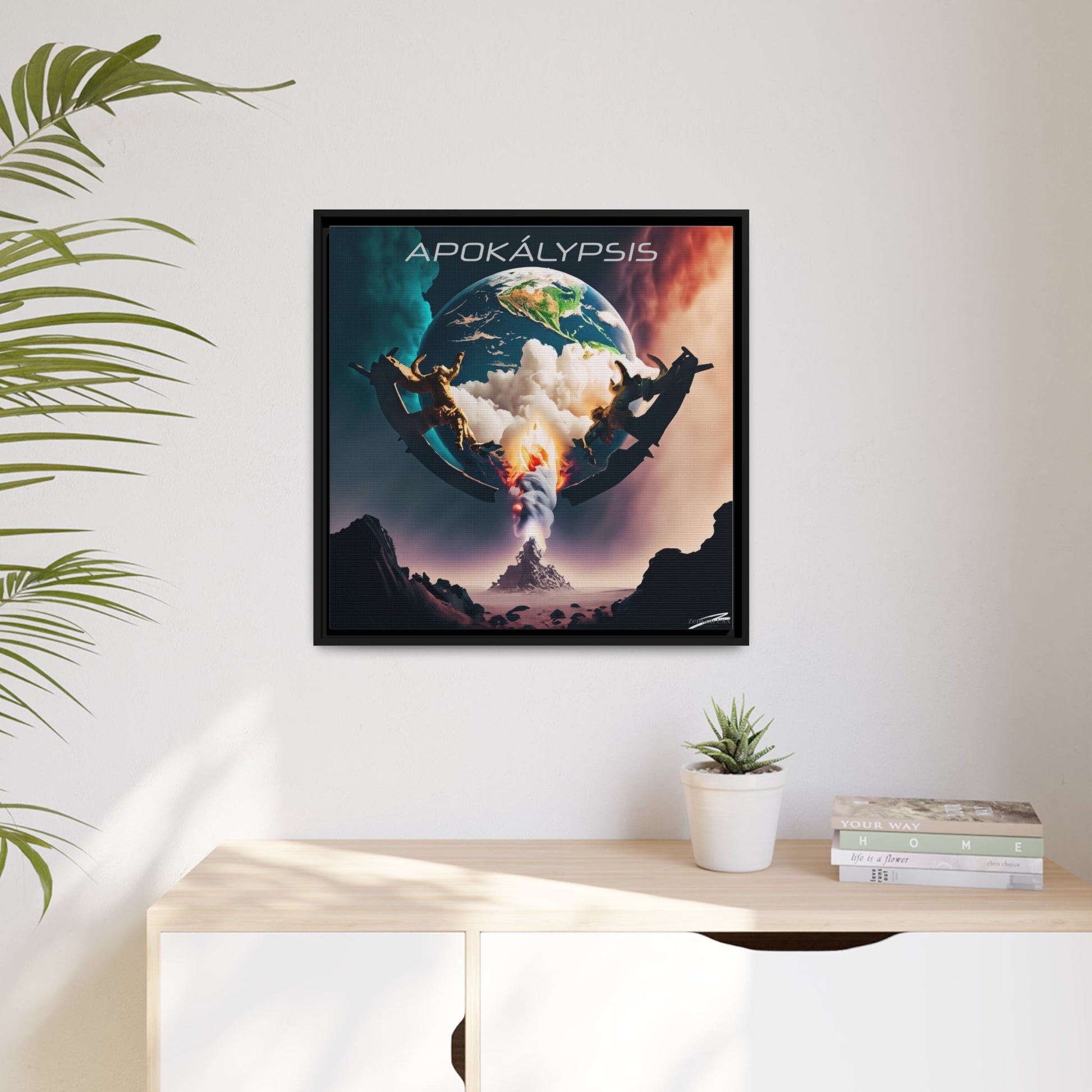 Canvas Print - Revelation Collection | Apokalypsis | Matte Canvas, Black Frame | ZenGen USA - ZenGen USACanvas