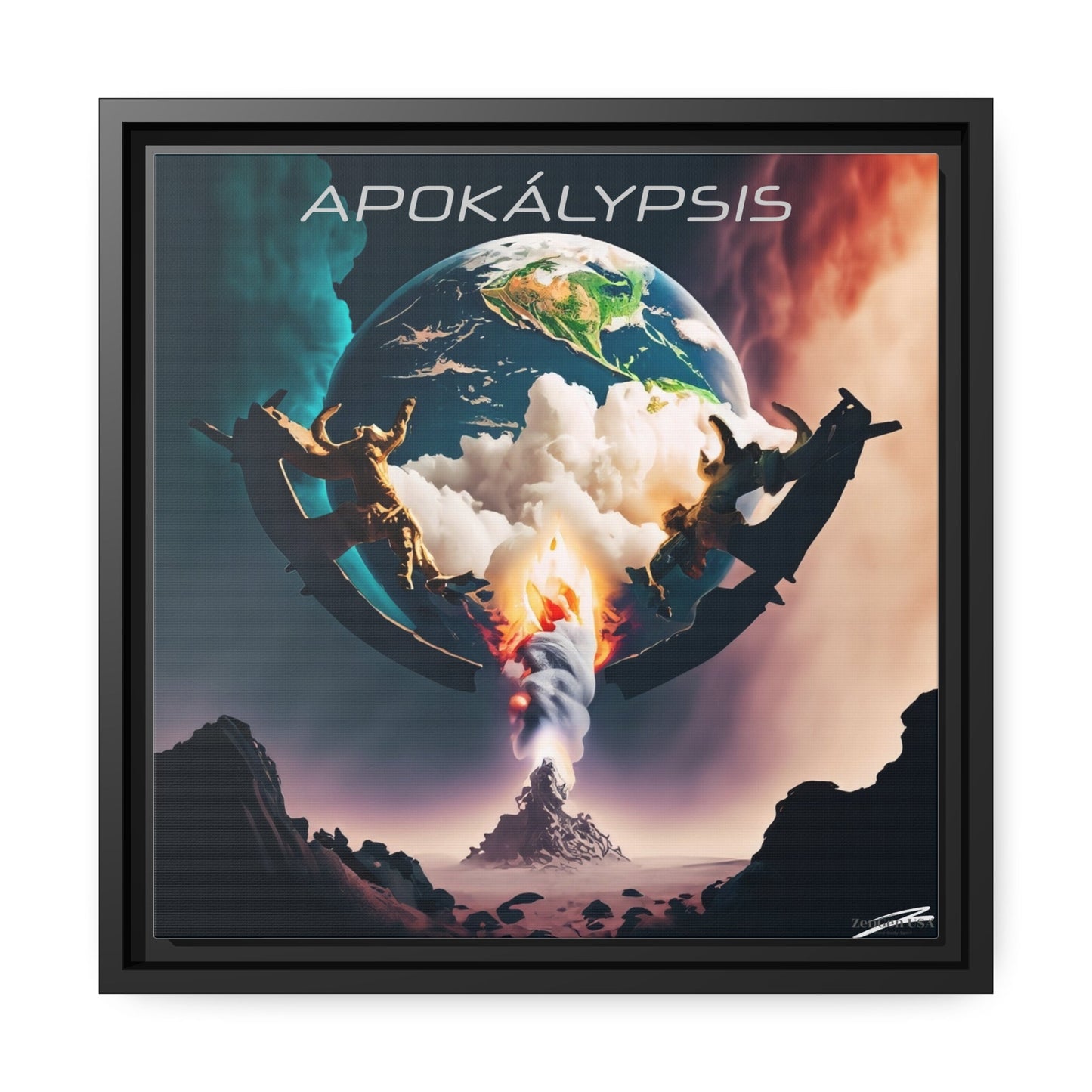 Canvas Print - Revelation Collection | Apokalypsis | Matte Canvas, Black Frame | ZenGen USA - ZenGen USACanvas