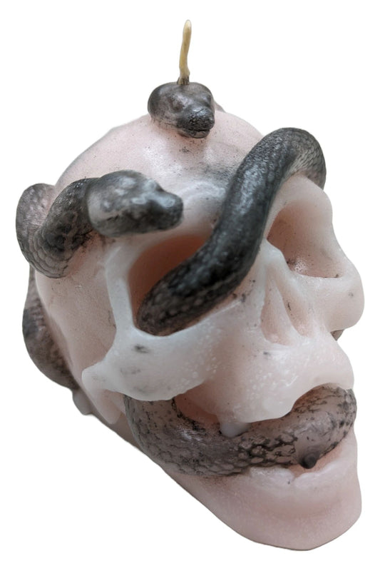 Skull and Serpents - Beeswax Candle - MUSE Fragrance